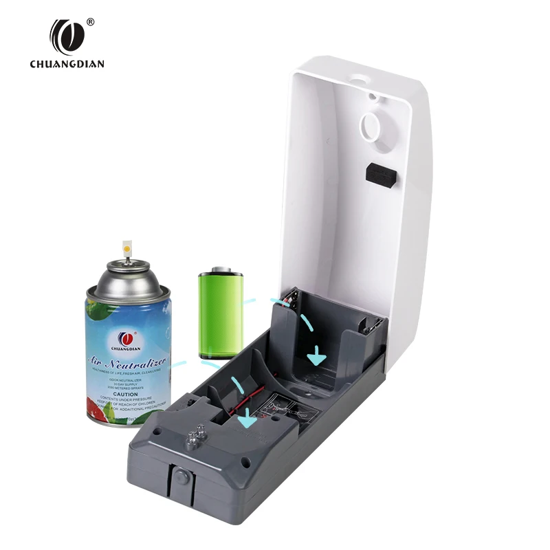 Chuangdian wholesale hotel wall mounted toilet air fresheners automatic air freshener dispenser