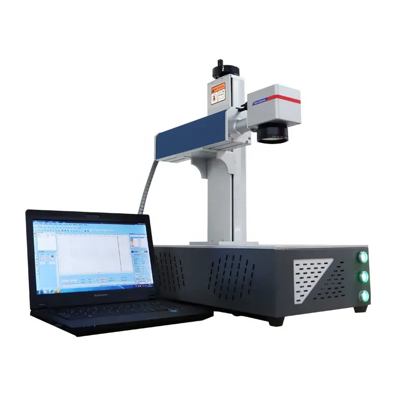 hot selling 20W 30W 50W inovatec portable galvanometer optical fiber laser marking machine, metallic and non-metallic materials