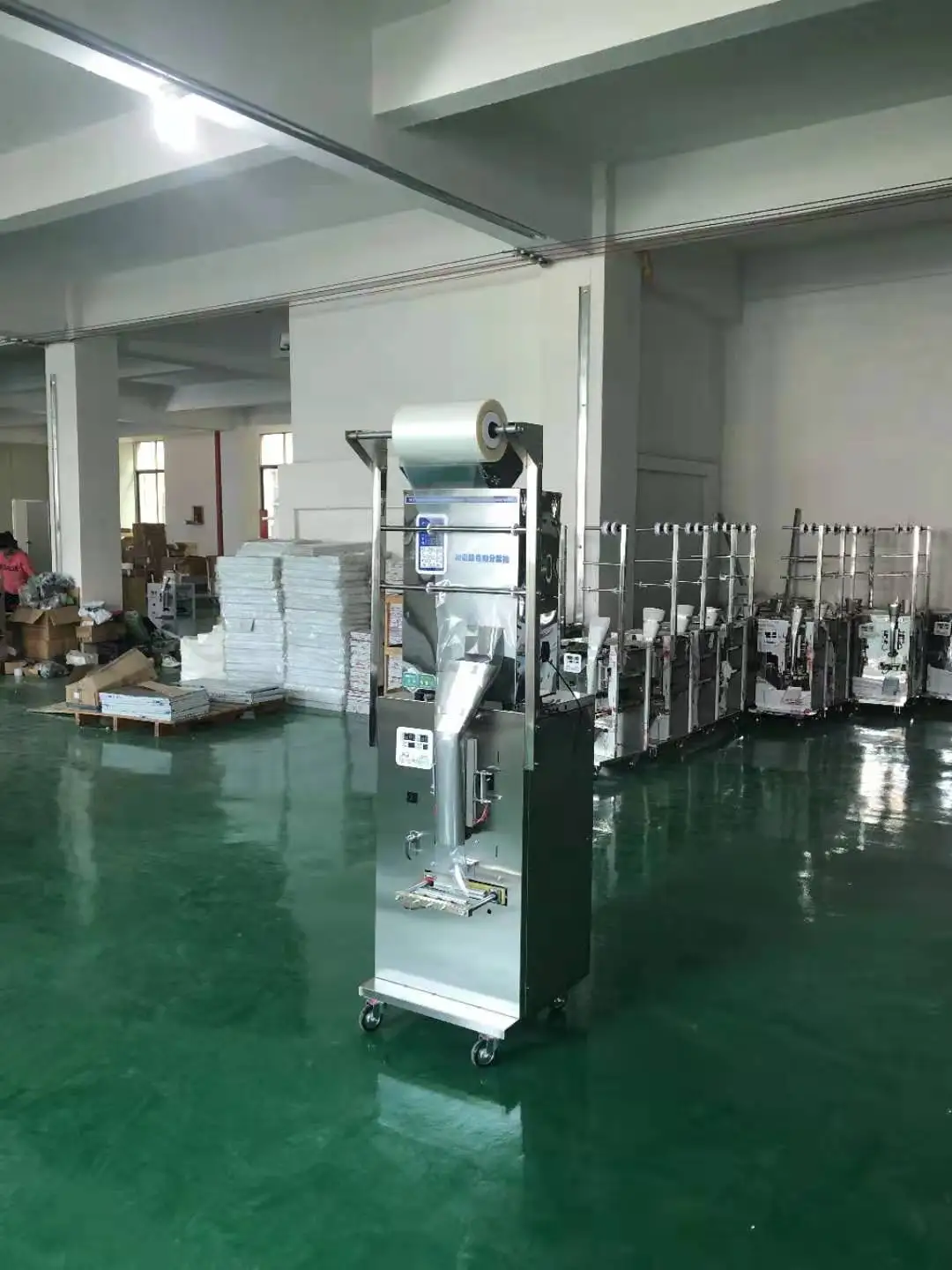 sachet packing machine snack chips automatic filling