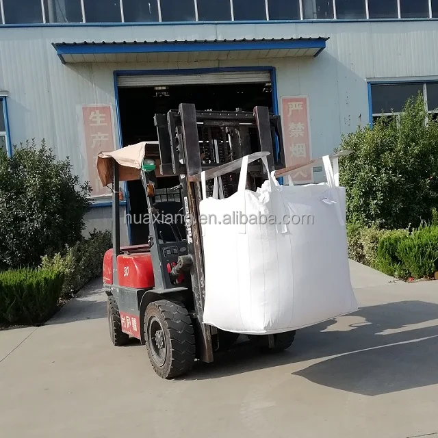Big bag for rubbish  construction waste FIBC  Bags for sand silage cement  Bulk container 200- 1500kgs Top open/ Skirt 4 loops