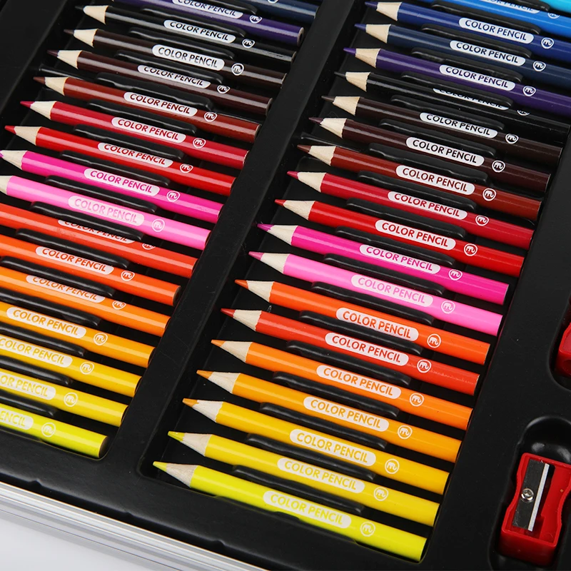 Mobee kids drawing art set Watercolor pen brush Crayon  art color pen painting art kit box for boys and girls as gift