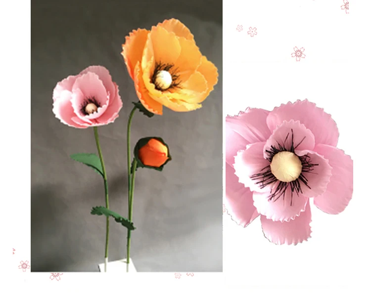 
artificial flower in bulk 5 branches plastic long stem artificial flower decorations for home 