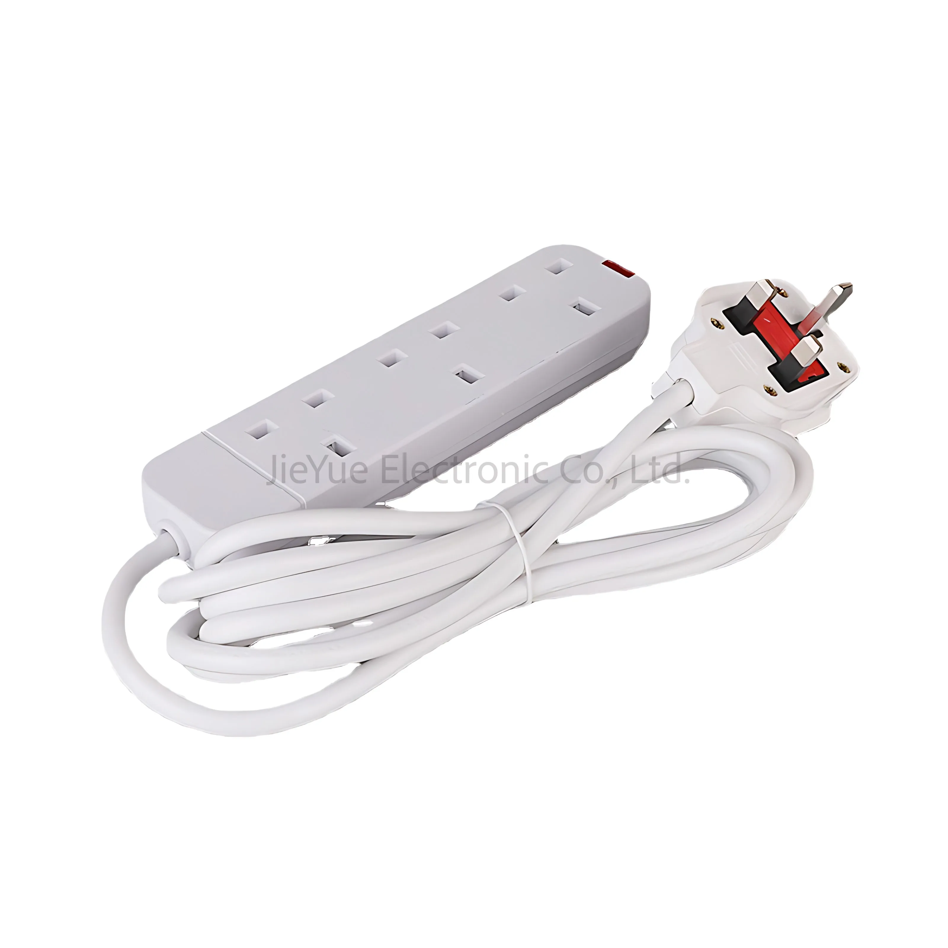 Power Strip with Extension Cord and Socket, African British Standard UK Plug 13A 3-meter Length