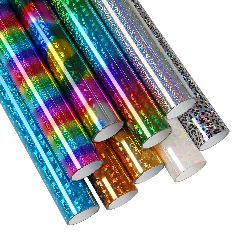 Metallic Heat Transfer Vinyl Soft Foil HTV Heat Press Design For T-Shirts