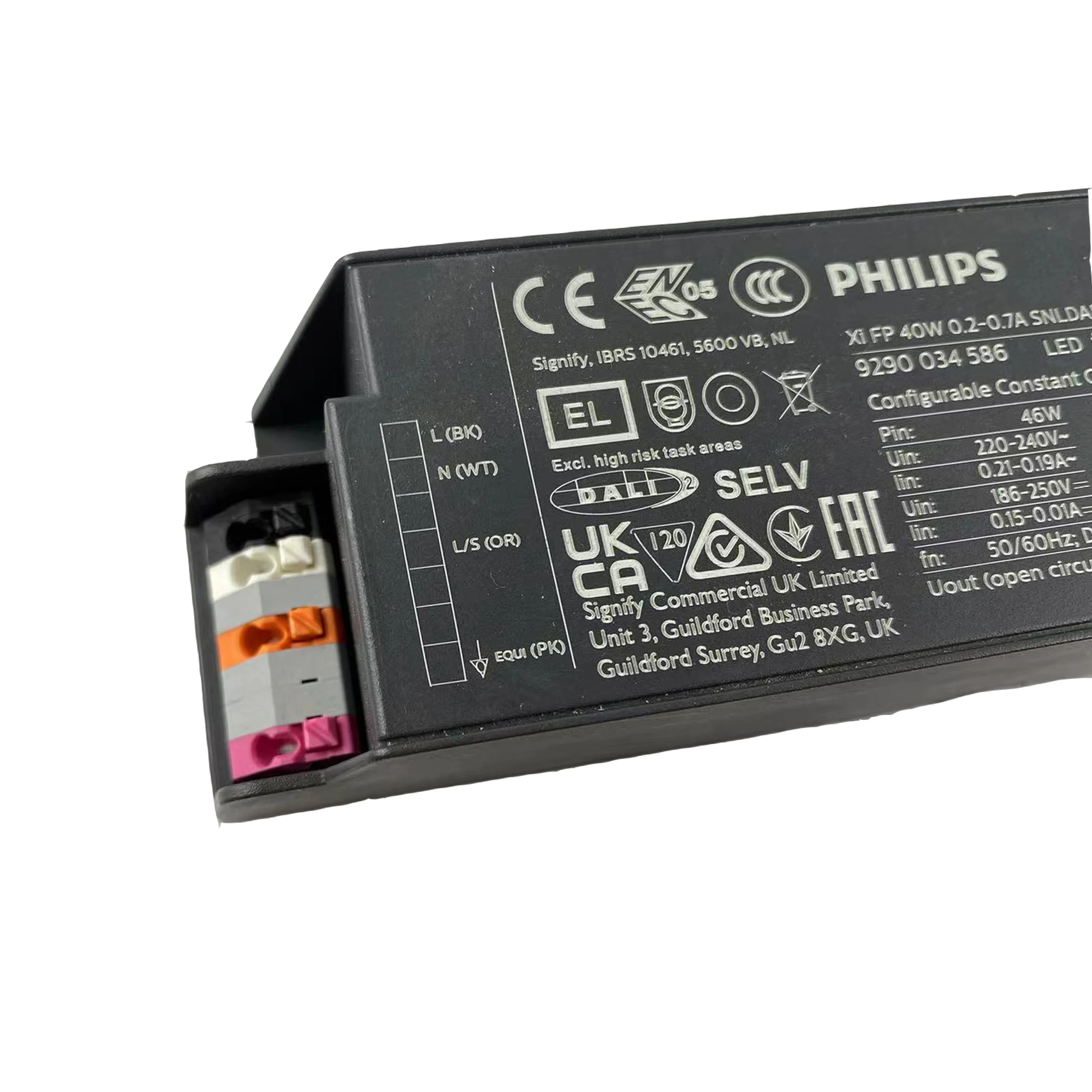 929003458606 Xitanium FULL Prog LED Xtreme drivers  Xi FP 40W 0.2-0.7A SNLDAE 230V S175 sXt