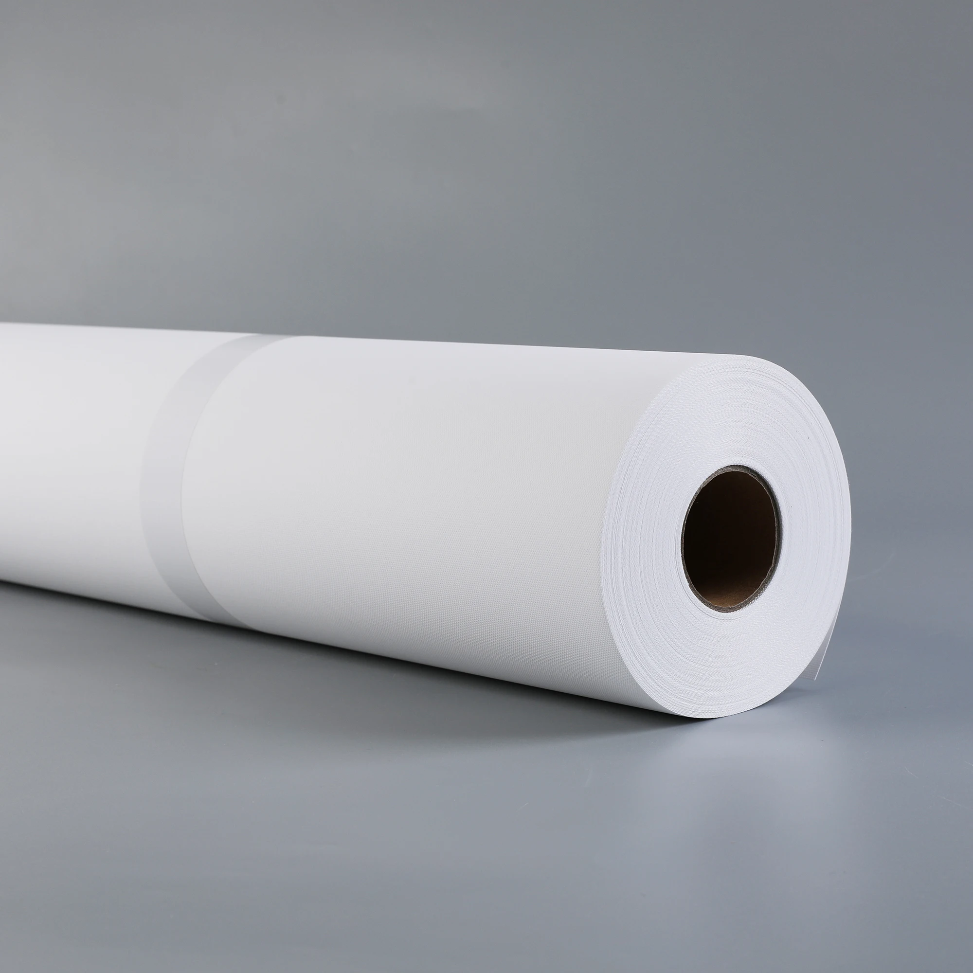 100% Fire Retardant Inkjet Canvas Roll Fabric Materials Waterproof Printable Wallcoverings Rolls Wall Decor for UV Latex print