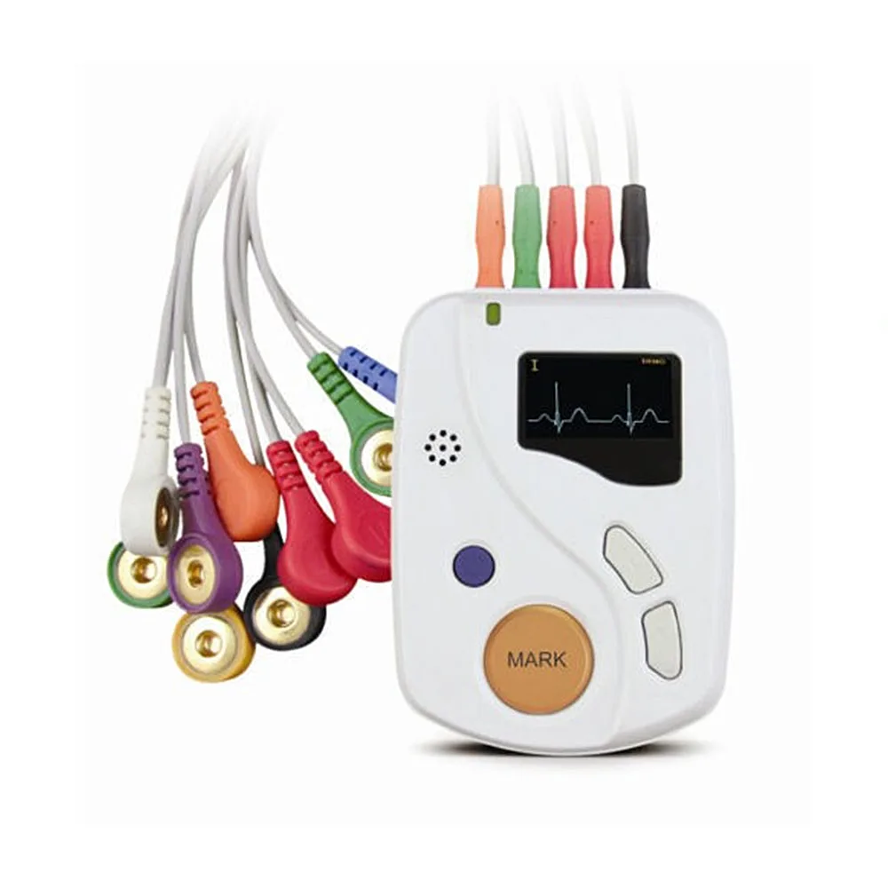 Good Quality New design 48 hours ecg holter Dynamic EKG Machine 12 Channels holter ecg