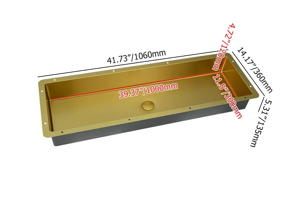 Mural Solid Surface Sink Single Basin Large Vanity Wall Mounted  Marble Wash Basins Bathroom Sink