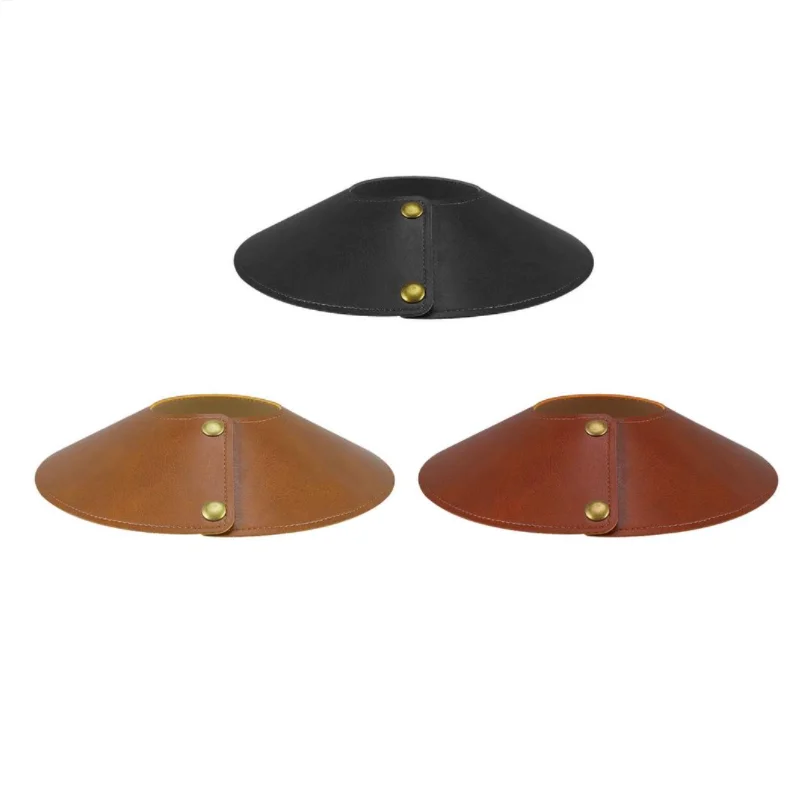 PU Leather Table Lamp Shade Simple Classic Lampshade Cover Custom Logo Lamp Shade Rings