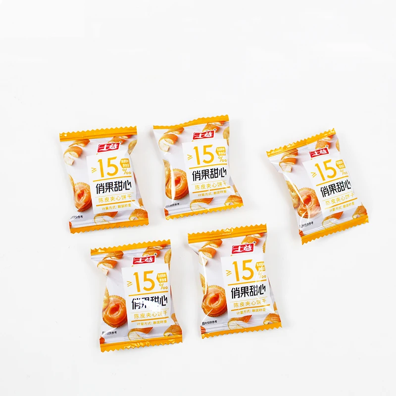 New design Jam filling sandwich cracker 66g Hawthorn fresh fruit jam biscuits snacks manufacturers