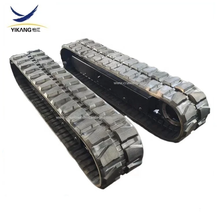 New Rubber Track Undercarriage with Hydraulic Motor for Excavator Skid Steer Loader Undercarriage Manufacturing Plant