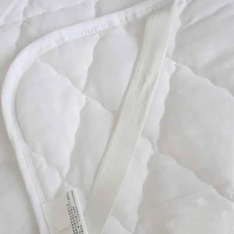 high quality 120*200 100-cotton fabric quilted hotel mattress cover