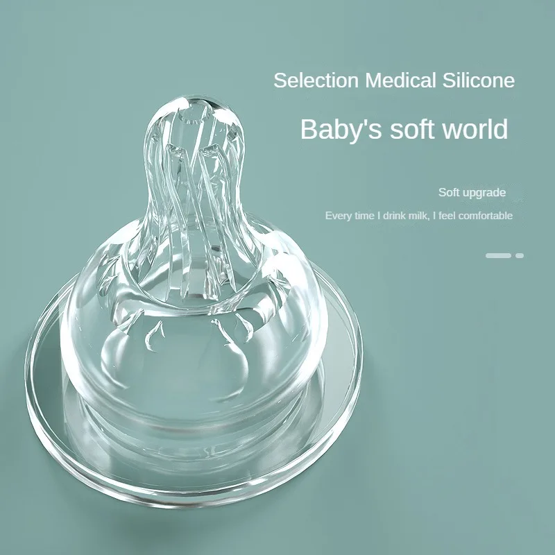 Clear Bottle Baby Milk Bottle Wide Neck Ergonomic Milk Bottle Water Baby Set Feeding Plain