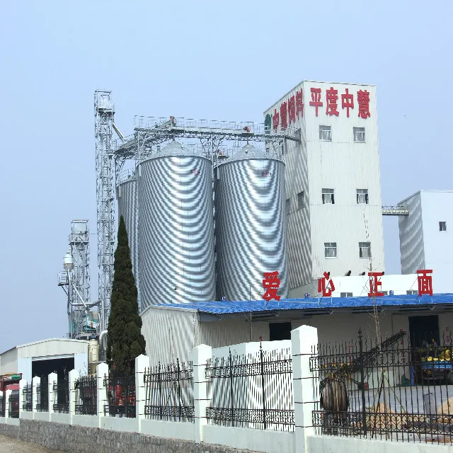 2500t galvanized grain storage silo bin