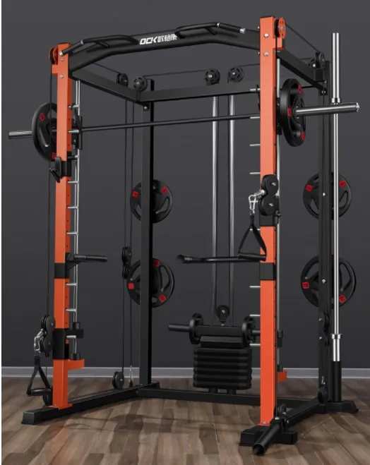 Hot sell Home Gym and home Use Fitness Equipment Multifunction Smith Machine Squat rack