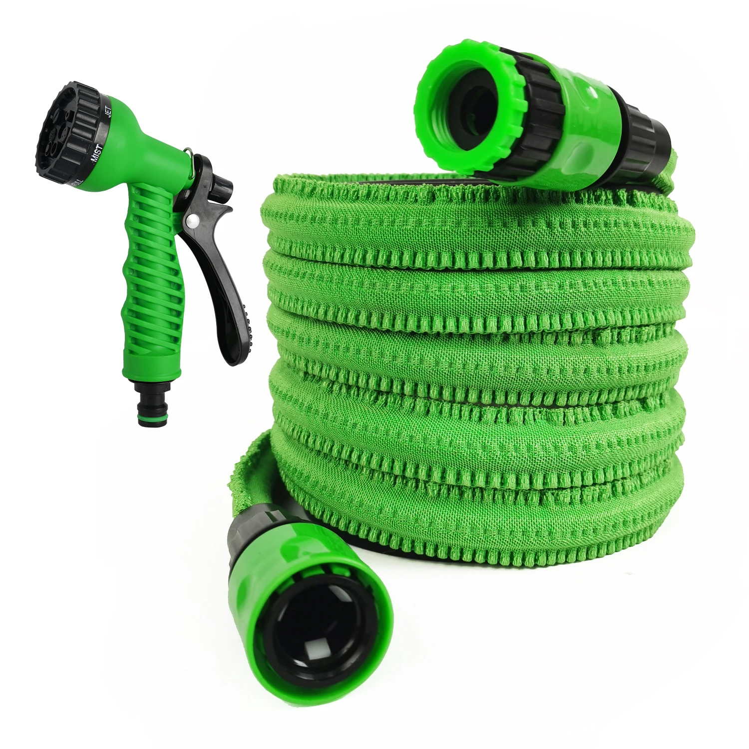 Vertak 100ft Leakproof Watering Hose Lightweight Water Hose Expandable Flexible Hose with 7 Function Nozzle