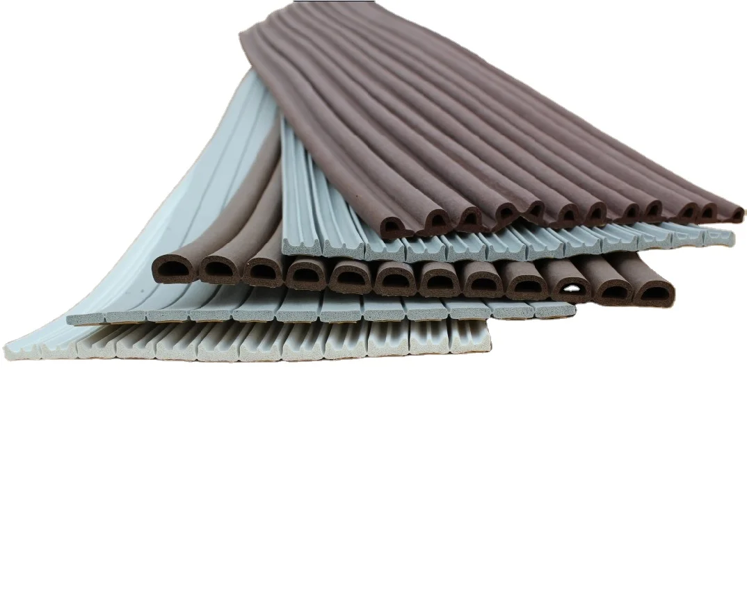 Sound Insulation Epdm  Foam Weather Seal Strip for Car Self-Adhesive Window & Door Rubber Seal Strip