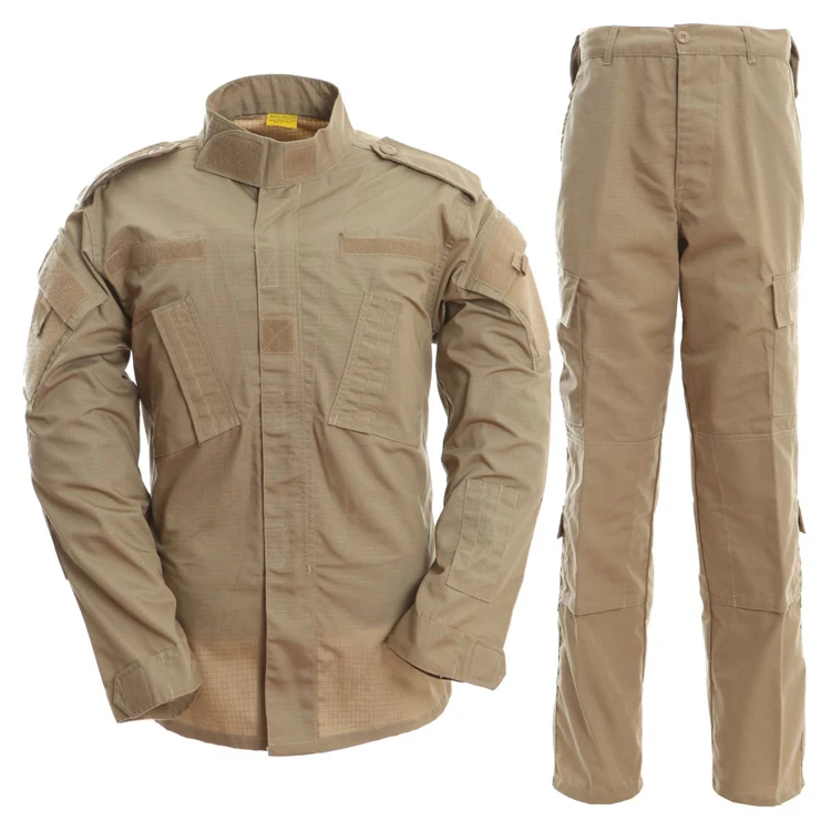 Khaki Color ACU Uniform Combat Uniform