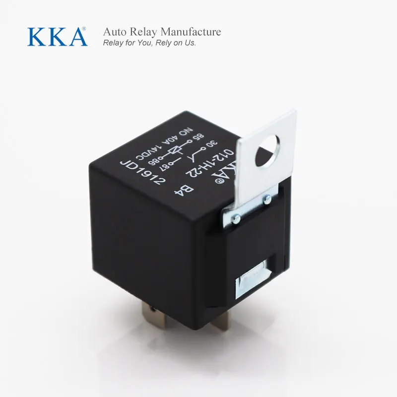 KKA-B4 30A/40A Универсальное автомобильное реле 12V 5pin, с металлическим кронштейном, JD1914 автомобильное реле