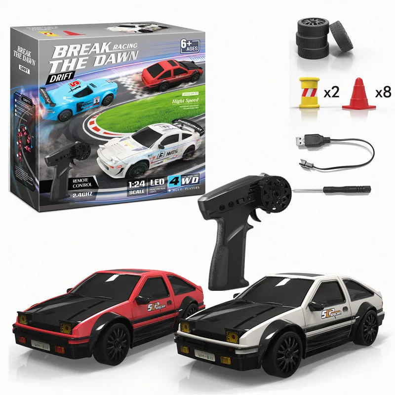 HOSHI S811 S812 S813 4WD 1/24 Радиоуправляемый Дрифт-Автомобиль 2 4 г высокоскоростной пульт дистанционного управления для детей подарок рождественские игрушки