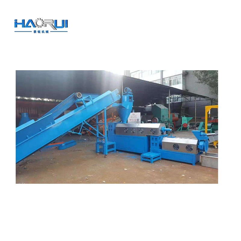 PP PE PET PC PVC plastic flakes Granulator machine Pelletizing machine