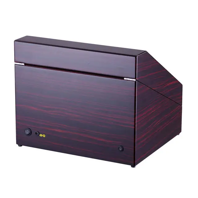 Luxury High quality  molle Automatic watch winder safe wood leather rotations watch winder box  8 slots open-stop