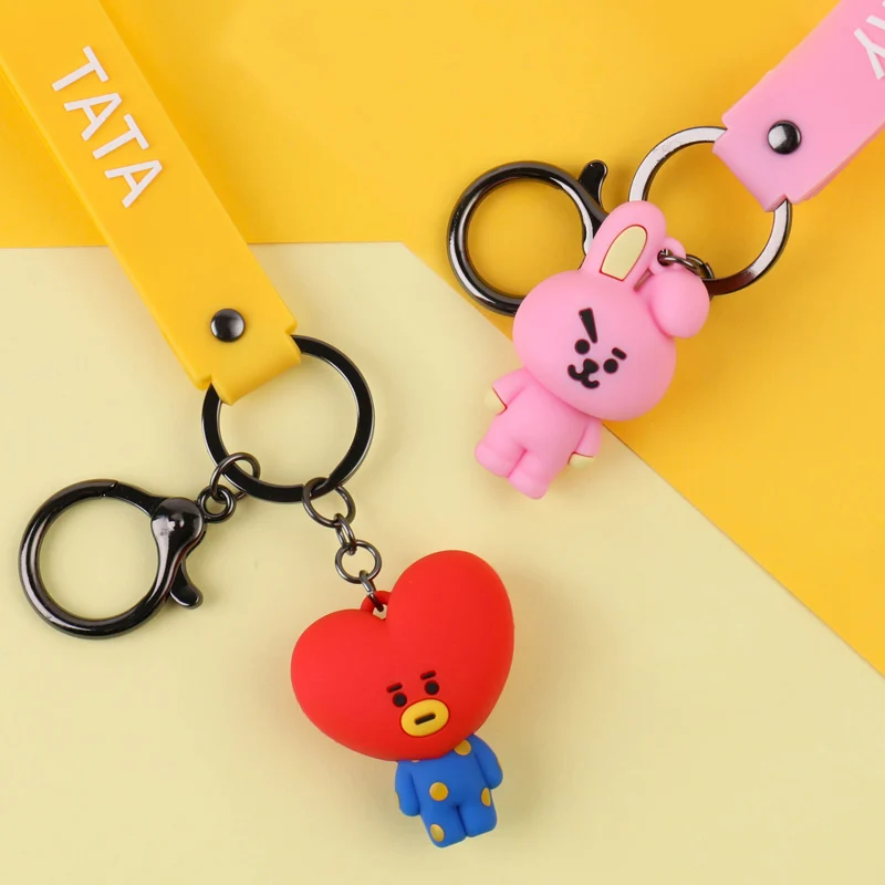 
 Бесплатный образец BT21 брелок BTS + линия друзья  