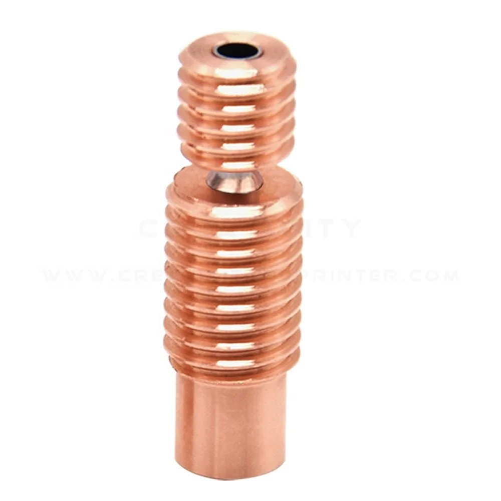 M6 Nozzle Throat Bi-Metal Heatbreak Bimetal Heat Break for E3DV6 All Metal Throat Heater Block CR10 Smooth Pipe