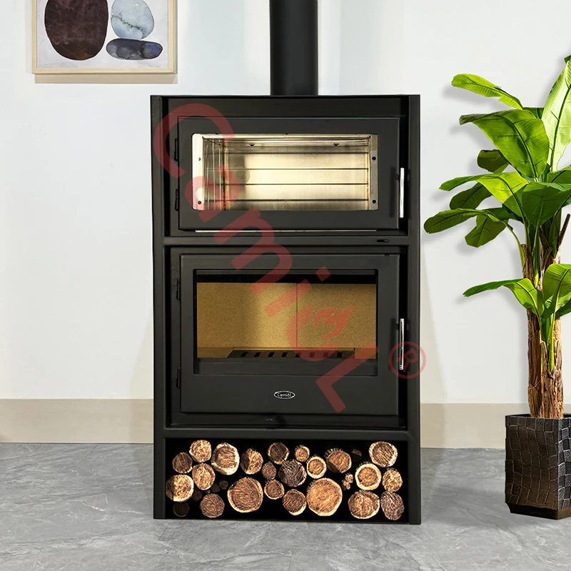 Modern design  Indoor stove wood burning stove with oven