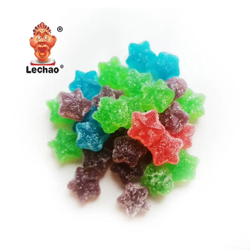 Китайские Производители конфет оптом в форме звезды GummyJelly конфеты