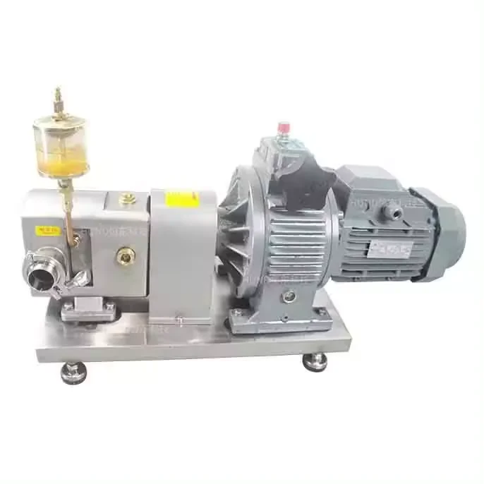 HUNDOM Food Grade Stainless Steel Fruit Jam Chocolate Lobe Pump Ketchup Two-Lobe Butterfly Rotor Pump