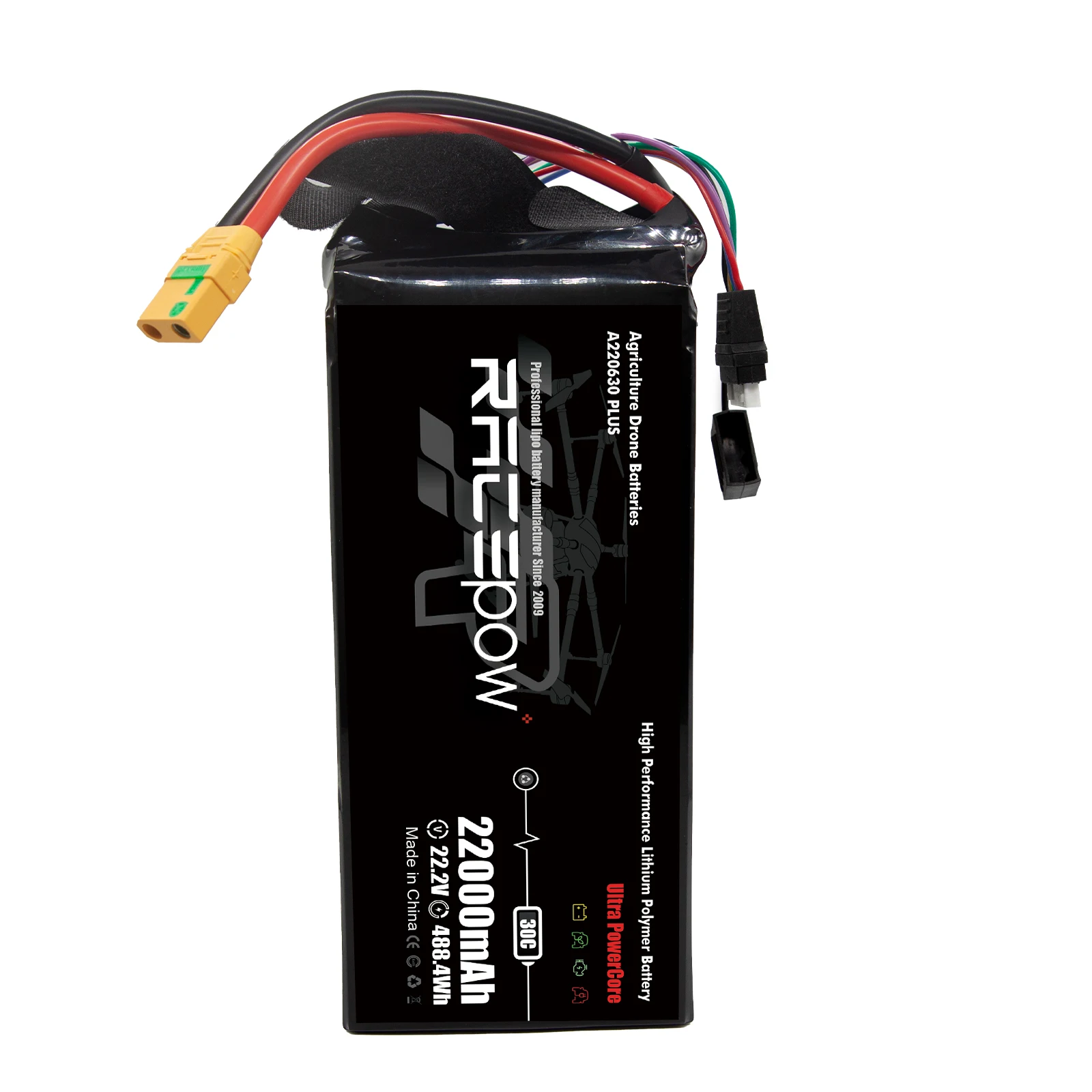 Аккумулятор Lipo высокой емкости 22 2 в 6S 30C батарея для сельскохозяйственного дрона 12S 14S беспилотного летательного аппарата быстрая доставка