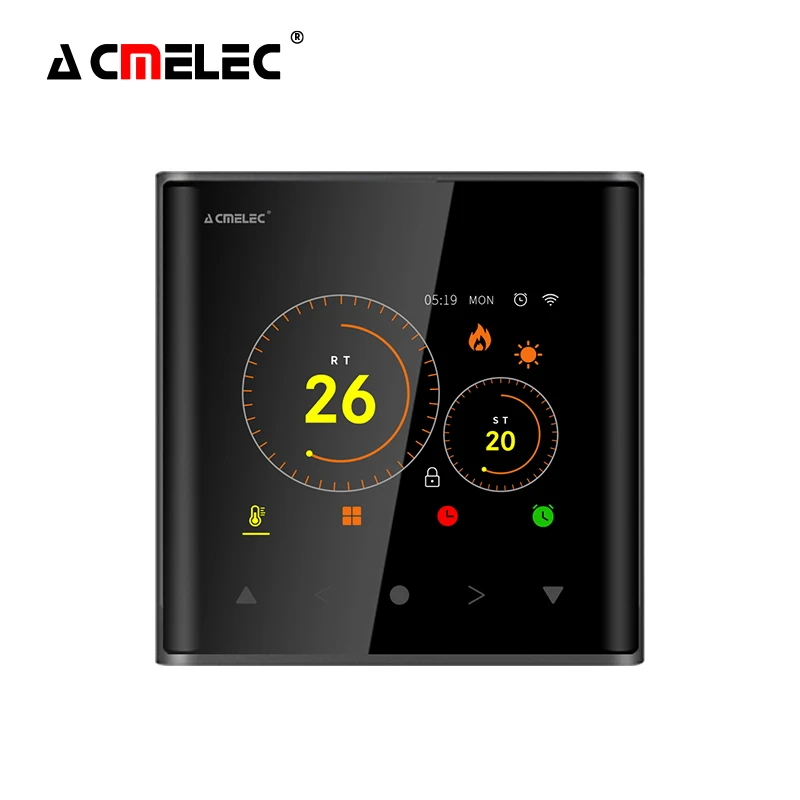 Black Tuya Smart Floor Heating Wifi Thermostat For Water Room Temperature Remote Controller for Google Home\Aleax\DuerOS