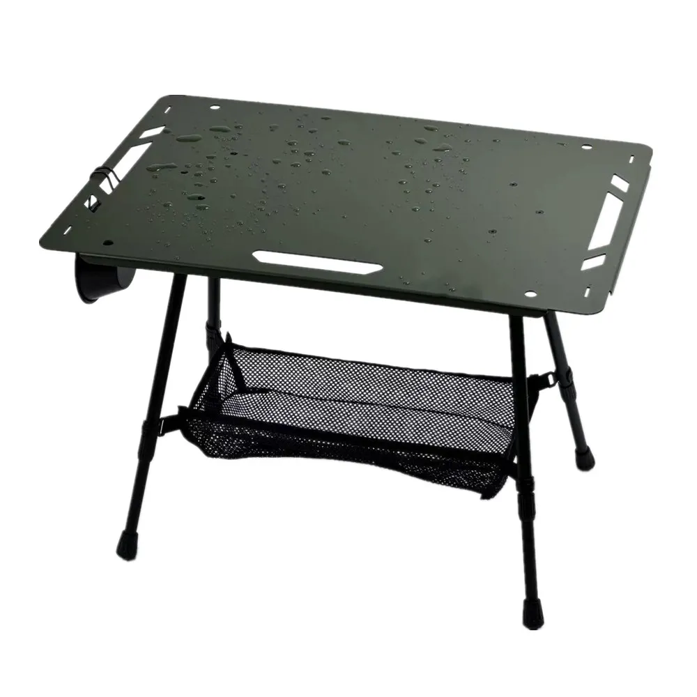 AIRKYE OEM Outdoor Aluminum IGT table Portable Ultralight Multifunctional Foldable table Camping Tactic Picnic Table