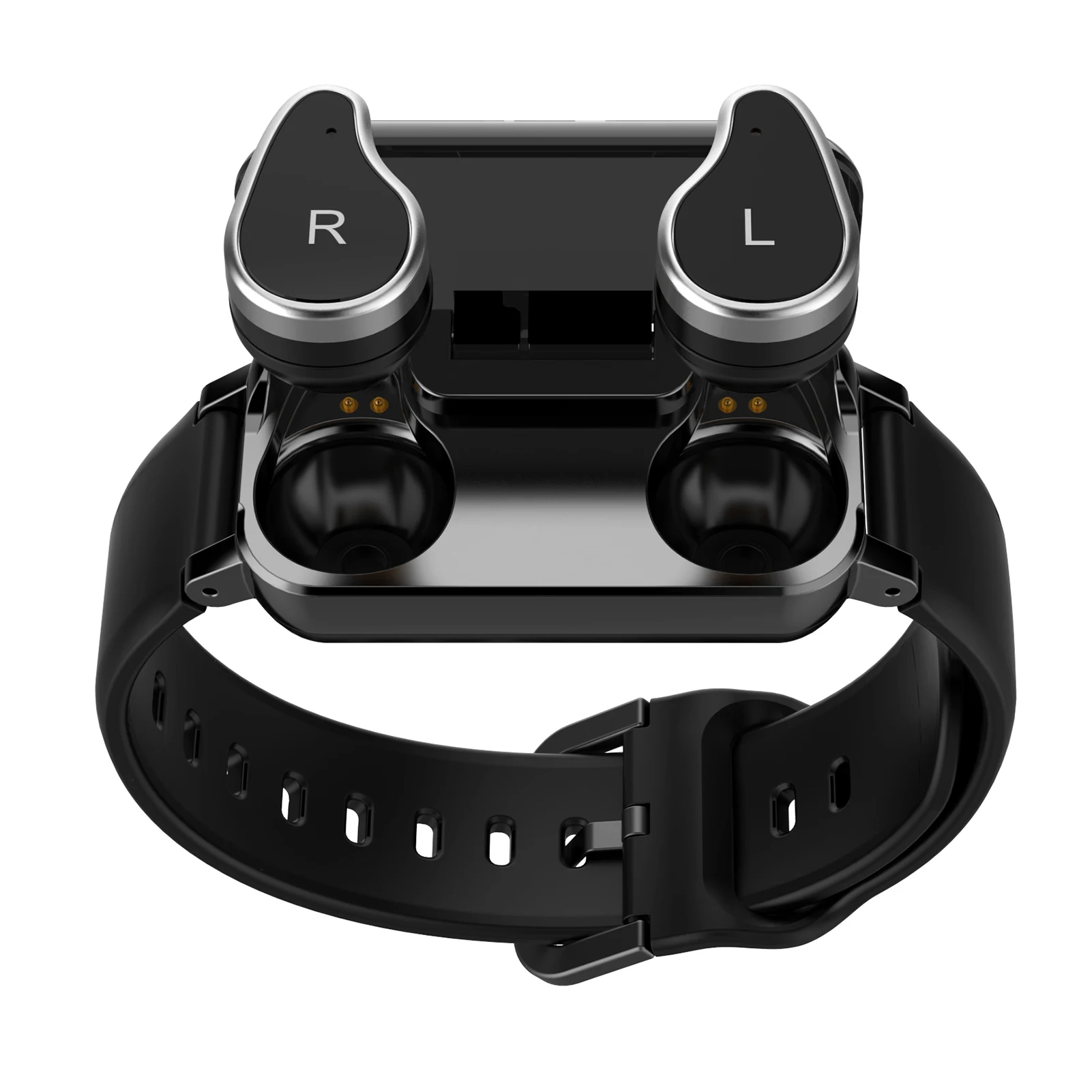 Wholesale T89 4G Smart Bracelet Fitness Tracker TWS Wireless Headset Earphones Smart Band Sports Watch with Headphones