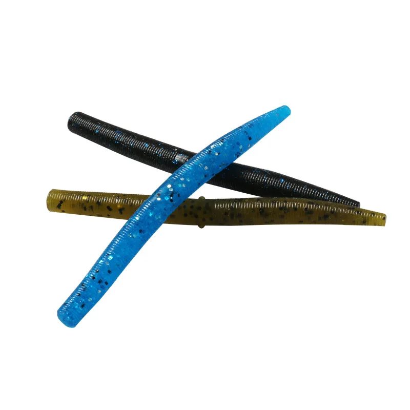 Wholesale soft bait customized soft plastic bait bags fishing worm lure