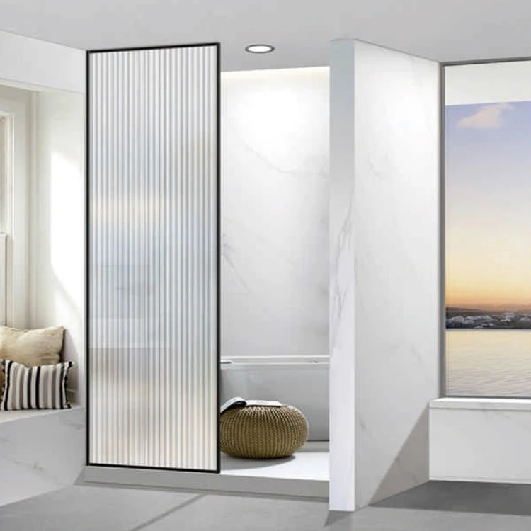 Hotel Use Direct China Factory Shower Enclosure 10mm Tempered Glass Stand up Modern Design Shower Door