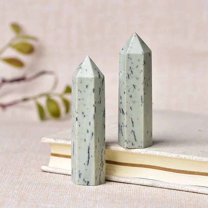 Wholesale Bulk Spot Natural Crystal Point Brews Jade Polished Healing Stones Reiki Pyramid Of Stone