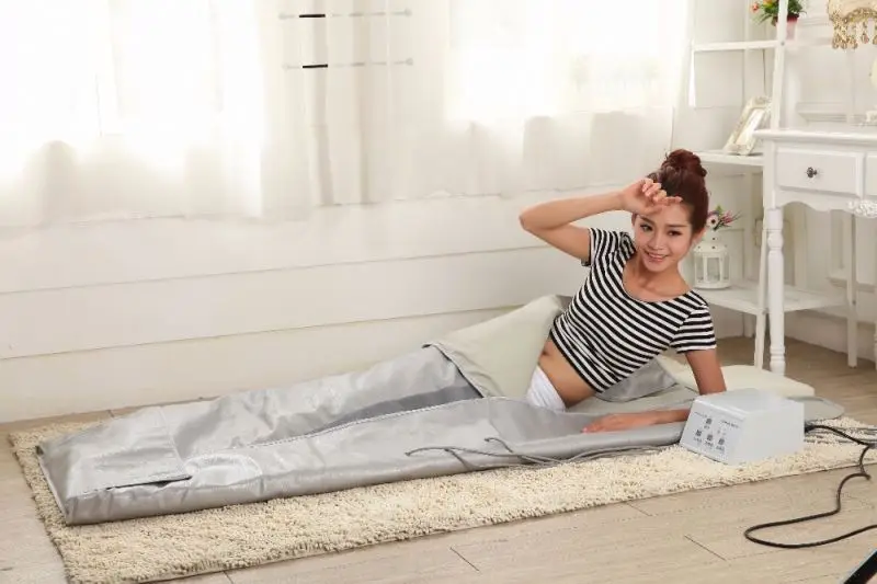 Hot sell  Wholesale thermal 3 heated zone wrap sauna blanket for body slimming