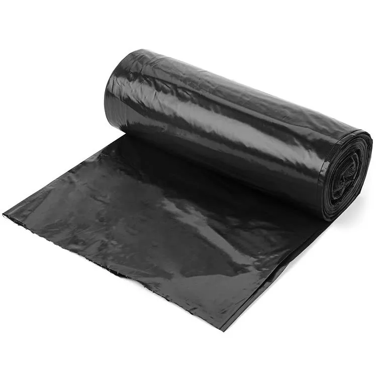 PE big recycle eco friendly trash garbage bags machine make industrial garbage bag 50 gallons