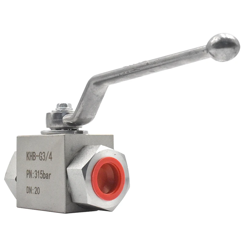 Factory Direct Sales   female thread  ball valve galvanized carbon steel  BKH-NPT1 hydraulic ball valve