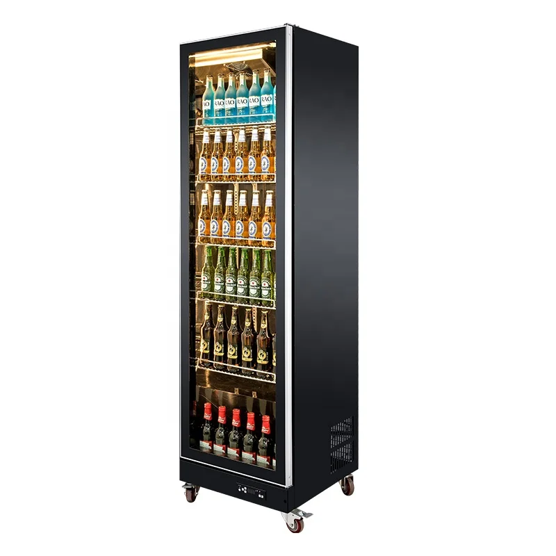 Vertical Pepsi Beverage Showcase Chiller Glass Door Fridge Refrigerator wine cooler showcase
