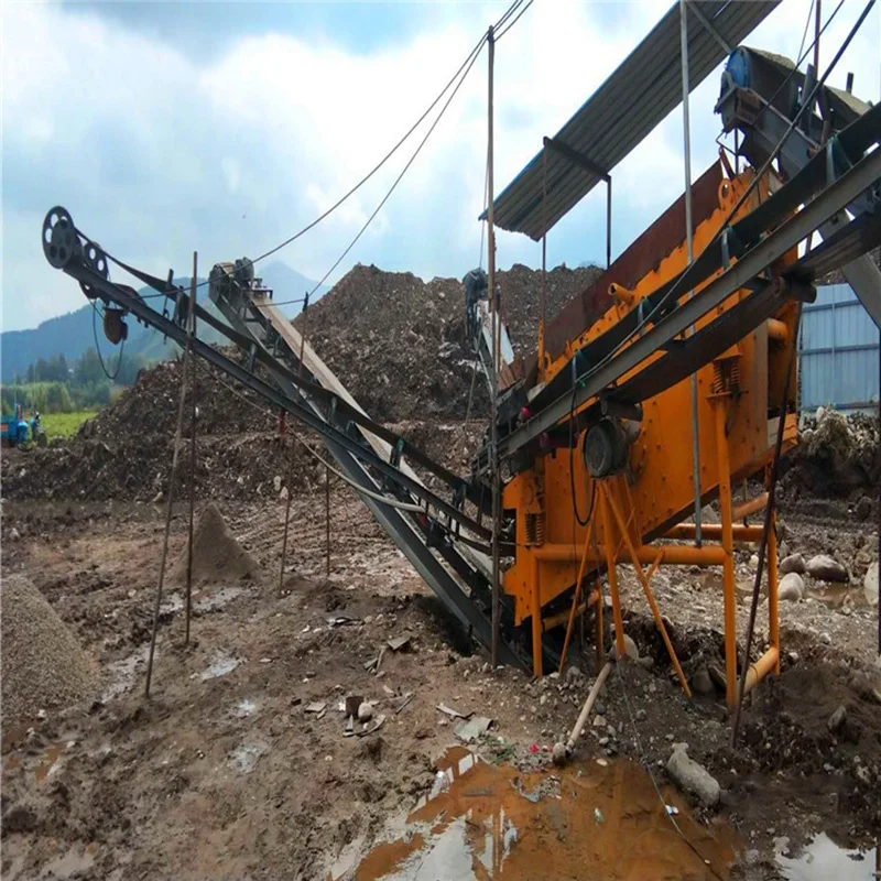 Highly Efficient Automatic Gold Panning Machine Gold Mining Equipment Gold Washing Vibrating Machine