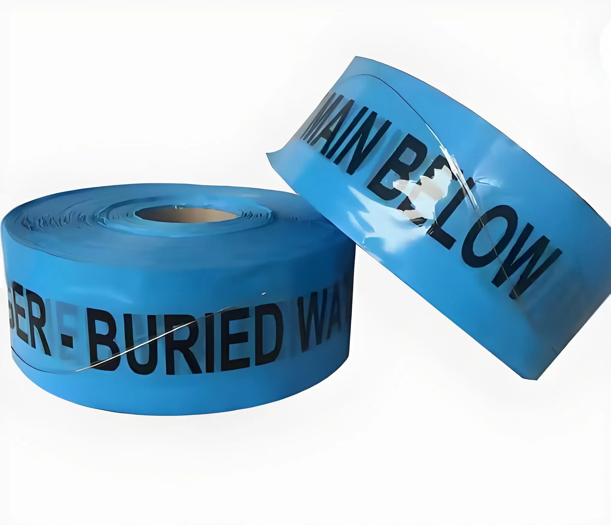 316 stainless steel 10cm width Tracer wire detectable warning tape underground electrical warning barrier tape