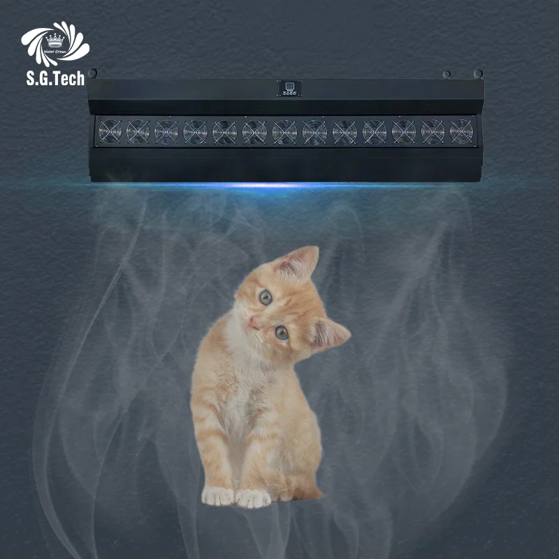 3D water Fog Screen Projection WATER CROWN Customize water Mist Fog Machine 3D Display Screen For Car Exhibition/Doorway