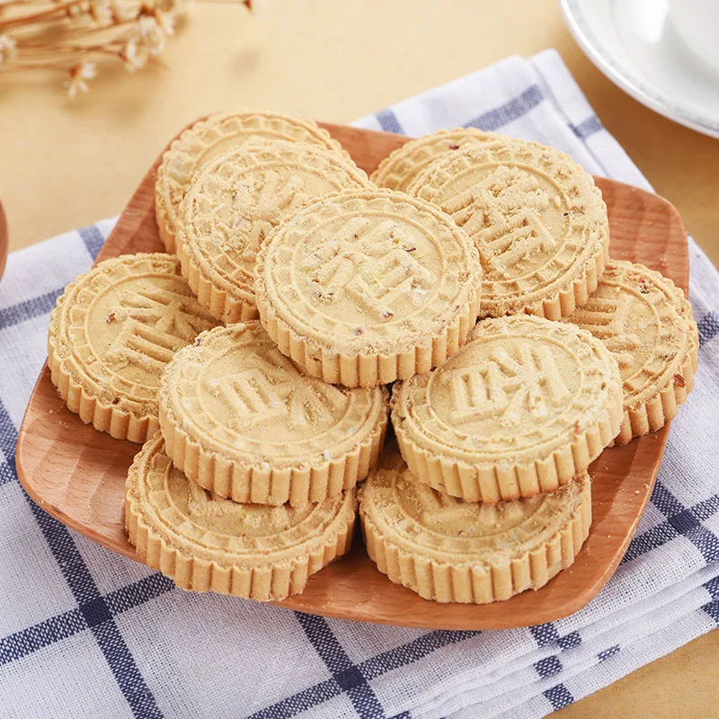 2025 Chinese Macau Snack Almond Cakes Gluten-Free Crispy Shortbread Original Almond Cookies for New Year