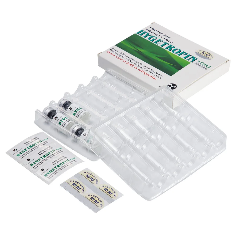 Plastic trays for 2ml/3ml vials 10 vials in a tray Medicine Bottle Blister Packaging