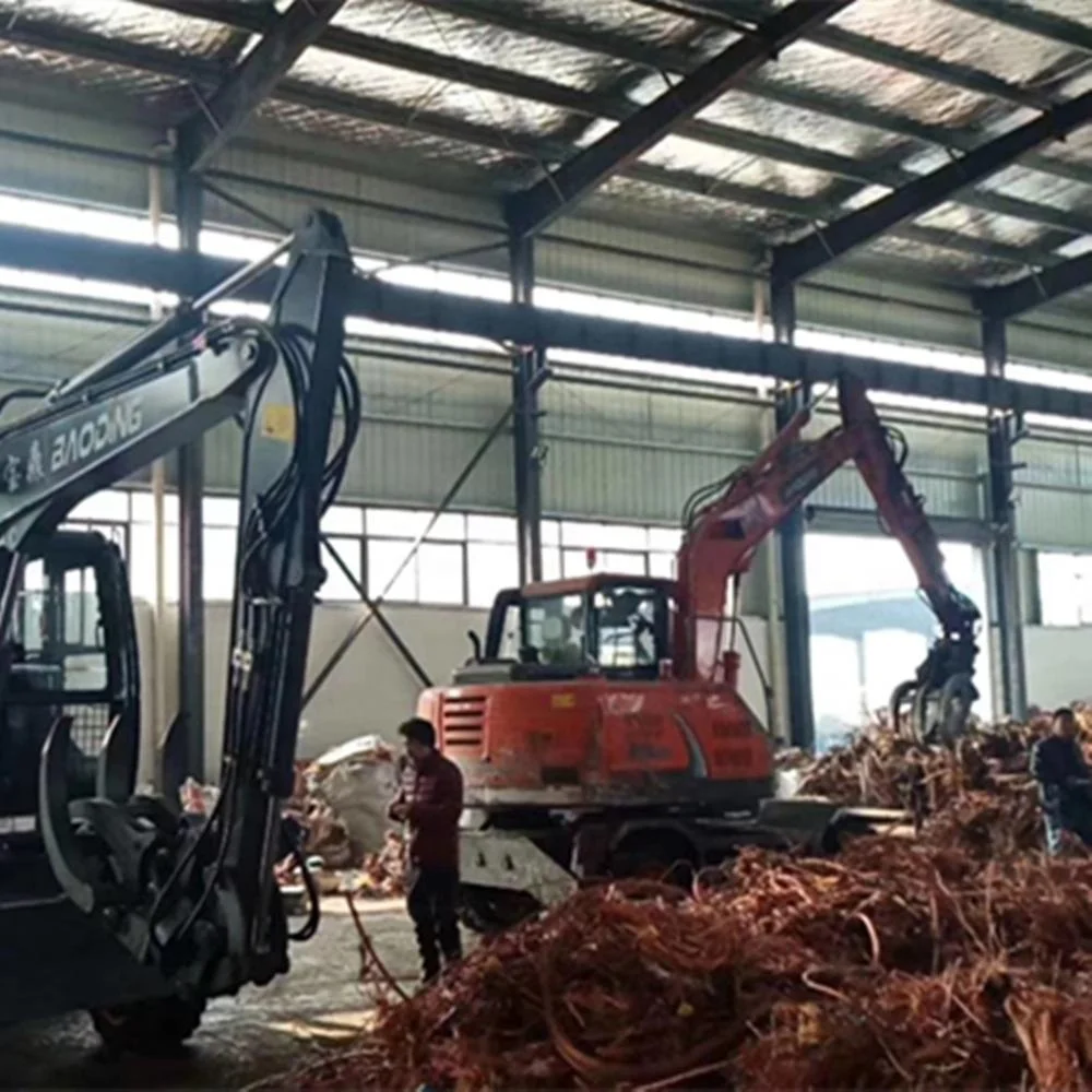 New Scrap Material Handlers Metal Scrap Grab Excavator Handle Scrap Material Handling Excavators