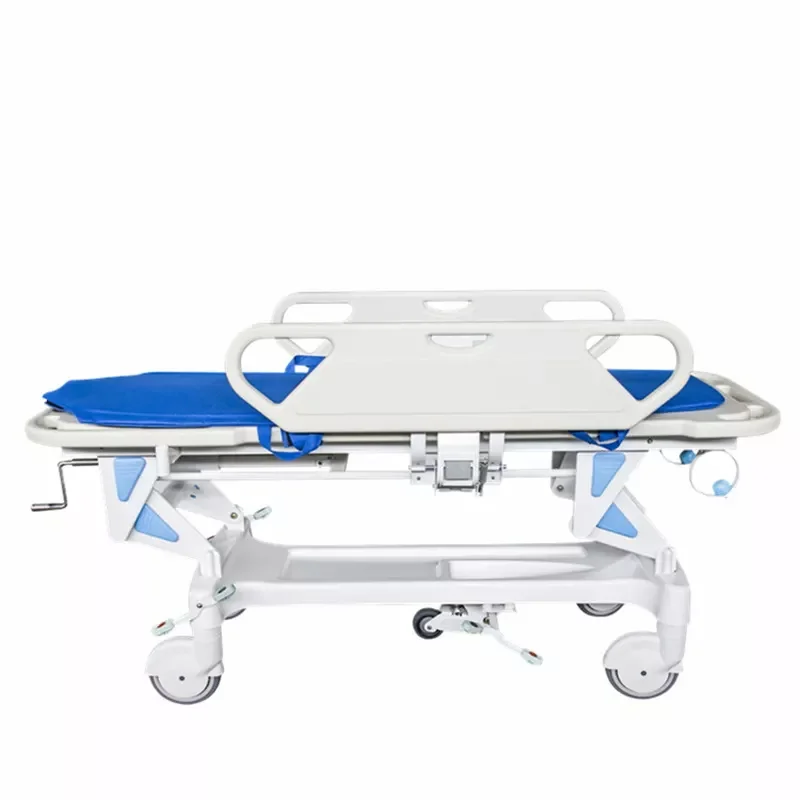 Medical Emergency Bed Patient Hydraulic Folding Stretcher Ambulance Emergency Stretcher With Spine Board