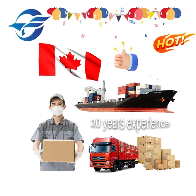 Fast export DDP international shipping agent From Yiwu to Canada Seafreight and door to door delivery